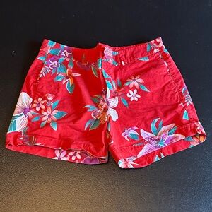 Old Navy Red Floral Women's Shorts